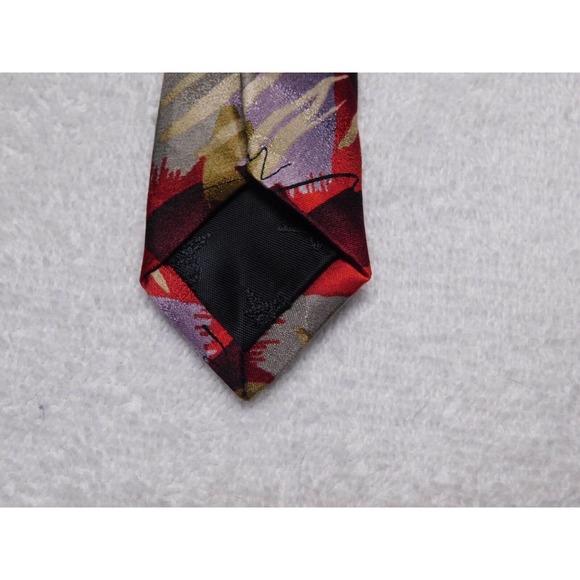 J. Jerry Garcia Grateful Dead LAVA Limited Edition Red Forty Tie Necktie - Picture 8 of 8